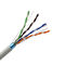سیم مس مسطح خاکستری PVC سفارشی 300 متر FTP Cat5e Cable